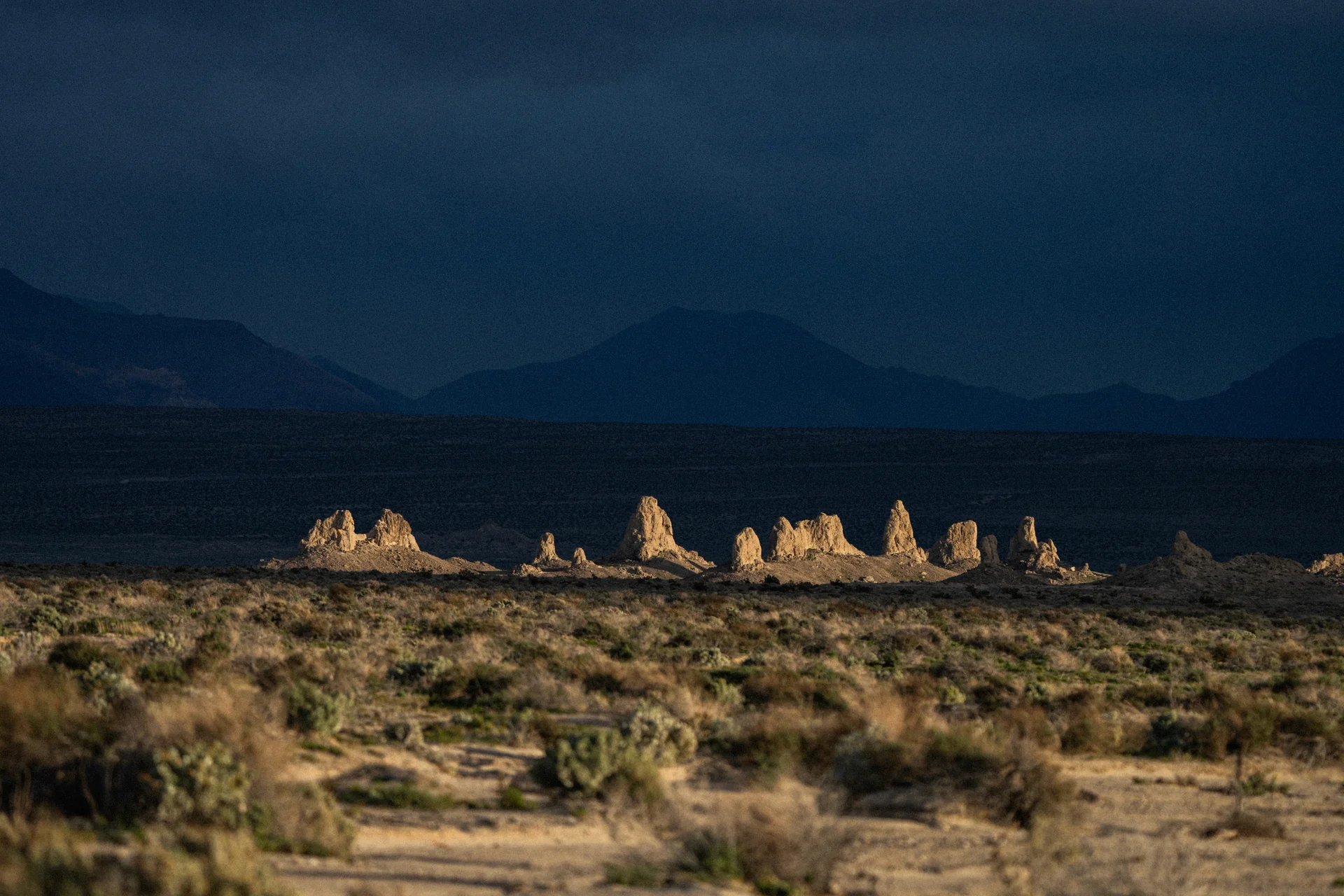 Field photograph, Trona Pinnacles, Mojave Desert, California